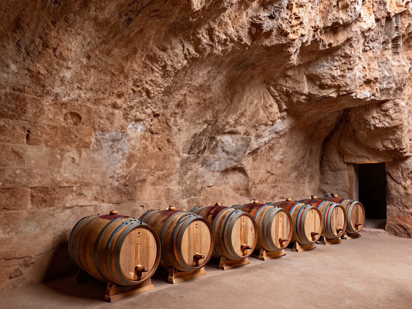Илюстрация на мелнишка винарна, генерирана с AI